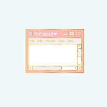 Load image into Gallery viewer, Kawaii Notepad Blank Pin