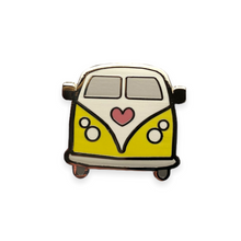 Load image into Gallery viewer, Yellow Camper Love Pin