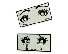 Load image into Gallery viewer, Manga Anime Happy and Crying Eyes Pin Set