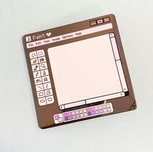Load image into Gallery viewer, Kawaii Metal Paint Pad Pin ( Dry Erase Board )
