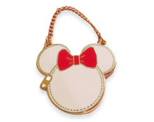 Load image into Gallery viewer, Minnie Purse with Chain Rose Gold Pin
