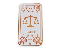 Load image into Gallery viewer, Tarot Justice Pin
