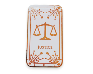Tarot Justice Pin