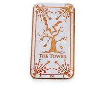 Load image into Gallery viewer, Tarot The Tower Pin
