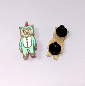 Piggie Unicorn Pin