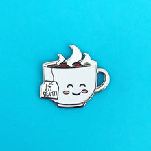 Load image into Gallery viewer, Kawaii &#39;I&#39;m Steamy&#39; Tea Pin
