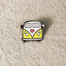 Load image into Gallery viewer, Yellow Camper Love Pin
