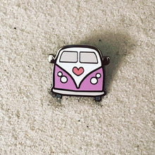 Load image into Gallery viewer, Purple Camper Love Pin
