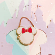 Load image into Gallery viewer, Minnie Purse with Chain Rose Gold Pin
