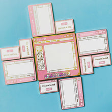 Load image into Gallery viewer, Kawaii Pink Paint Pad Large Pin
