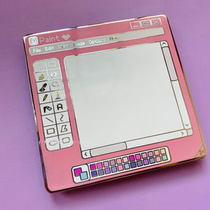 Kawaii Pink Paint Pad Large Pin
