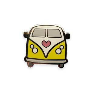 Yellow Camper Love Pin