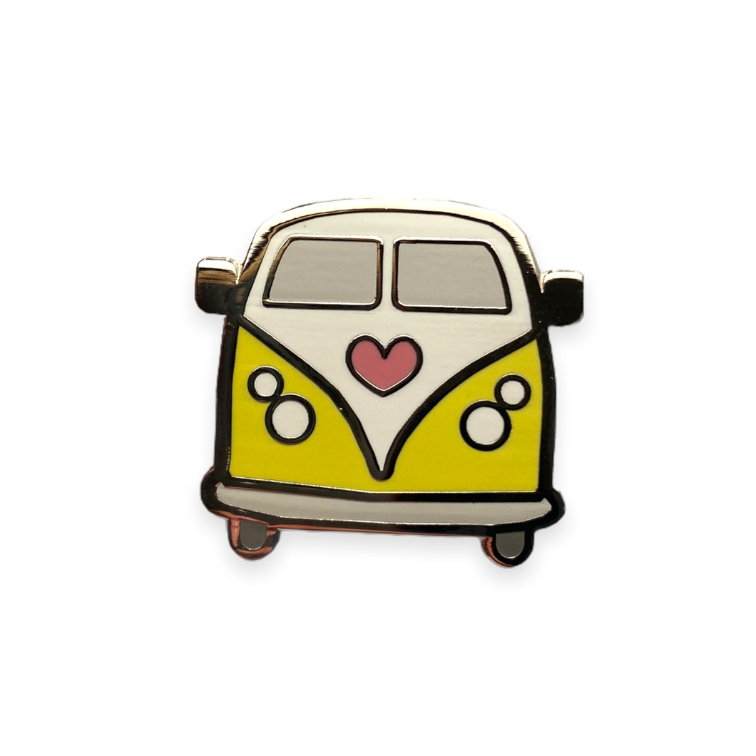 Yellow Camper Love Pin