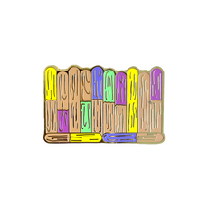 Load image into Gallery viewer, Toy Story Lands famous Popsicle Stick Wall selfie spot enamel pin
