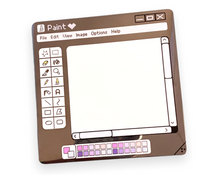 Load image into Gallery viewer, Kawaii Metal Paint Pad Pin ( Dry Erase Board )
