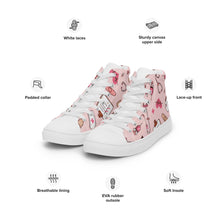 Load image into Gallery viewer, Mens High top Canvas Nurse Pattern Shoes
