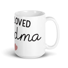 Load image into Gallery viewer, Most Loved Grandma White glossy mug
